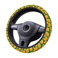 thumbnail image 2 of Balery Orange Fundas elásticas antideslizantes para volante, funda protectora universal para hombre y mujer, 15 pulgadas, accesorios para coche., 2 of 6