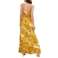 thumbnail image 4 of Lucakuins - Vestido largo de verano para mujer, sin mangas, sin espalda, cuello en V profundo, bohemio, floral Lucakuins  moda, 4 of 9