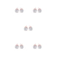 thumbnail image 1 of Pendientes Push-Back en forma de gota con cuentas redondas Minnieouse, 1 of 5
