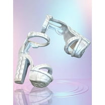 Lol Surprise doll OMG Bartz Doll Fashion Silver Strap Heels Shoes