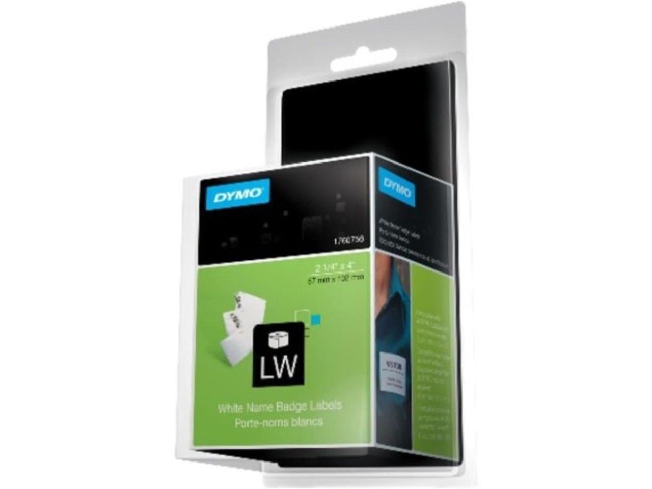 DYMO(R) LabelWriter(R) Labels, Name Badge, 1760756, 2 1/4in. x 4in.