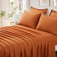 thumbnail image 6 of RUIKASI 7 Pieces Orange Queen Bed Comforter Set with Sheets - Bed in a Bag with Comforter and All Season Sheets, Pillowcases, 6 of 9