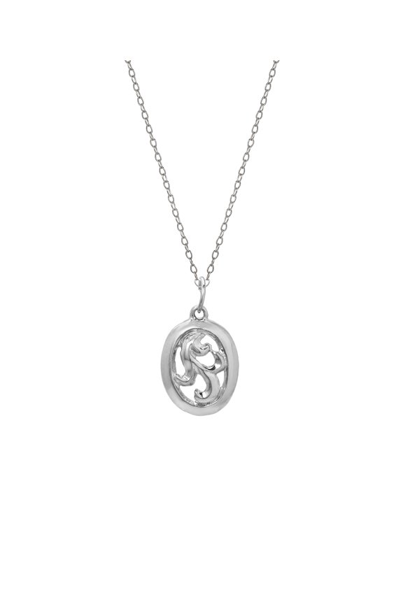 Sterling Silver Flower Design Charm