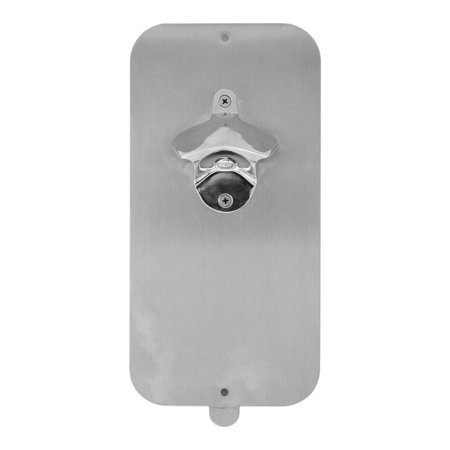 

Magnet Source Pop N Catch Brushed Nickel Silver Stainless Steel Manual Magnetic Bottle Opener