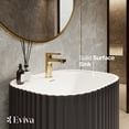 thumbnail image 3 of Eviva Haven 20"W x 16"D Dark Gray Solid Surface Pedestal Sink, 3 of 7