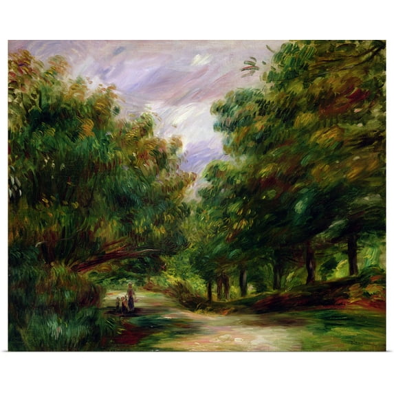 Great BIG Canvas | Rolled Pierre Auguste Renoir Poster Print entitled The road near Cagnes, 1905