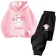 thumbnail image 2 of Conjunto de sudadera con capucha de Sanrio con estampado de dibujos animados de primavera y otoño para niños, ropa para niñas My Melody, 2 of 5