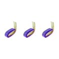 thumbnail image 2 of Transemion Anti Slip Racket Roll Tennis Handle Grip Wrap Tape Purple 110x2.5x0.2CM 3Set, 2 of 6