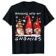 thumbnail image 2 of Camiseta colgante con mis gnomos para Navidad, ropa de estética, playera divertida para vacaciones familiares, 2 of 4