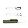 thumbnail image 7 of Camping Cutlery Stainless Steel  Folding Knife Fork Spoon Portable Outdoor Tableware Camping Equipment (Stainless steel M), 7 of 7