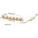 thumbnail image 3 of 42mm Brass Height Adjustable Electric Guitar Nut - Delicate Workmanship & Easy Replacement Banmo, 3 of 5