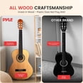 thumbnail image 3 of Beginner Acoustic Guitar Kit, 3/4 Junior Size All Wood Instrument, 36" Natural Wood Gloss, Right-Handed, 3 of 7