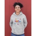 thumbnail image 2 of Colorful Buon Ferragosto Hoodie Women -Image by Shutterstock, Female 5X-Large, 2 of 4