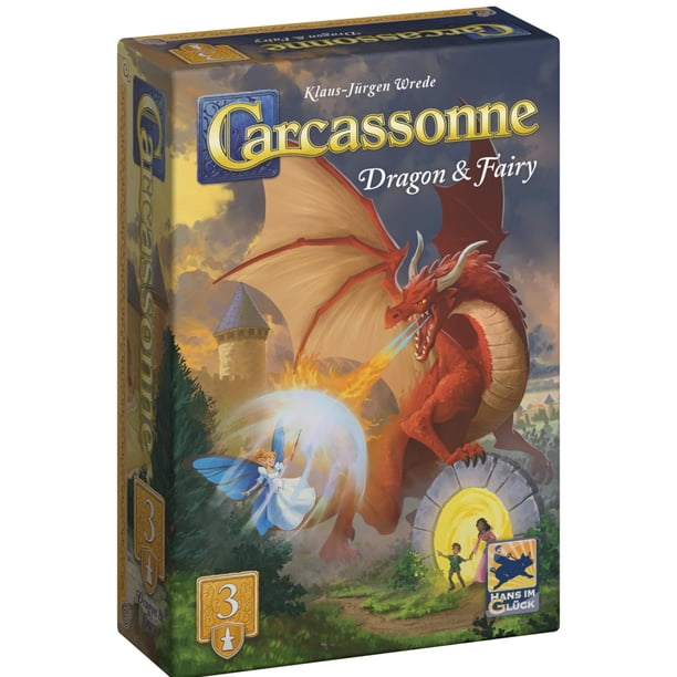 Expansión de juegos de mesa Hans Im Gluck Carcassonne Dragon & Fairy
