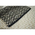 thumbnail image 5 of Benzara CHN-CHR021-1 Jute & Cotton Chenille Rug - Black, 5 of 5