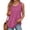 Hot Pink, variant on Tqcoqu Women's Casual Sleeveless Tank Top with Curved Hem Loose Fit Solid Color Summer Blouse,Blue,Women's M-XXL