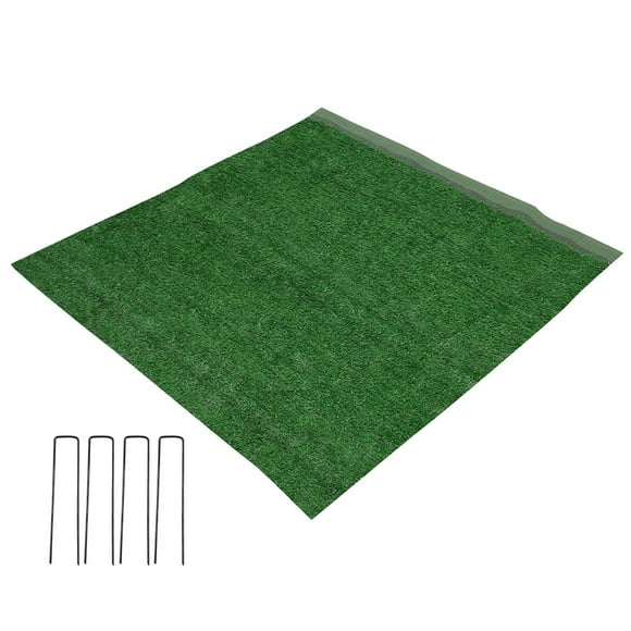 Artificial Grass Mat Carpet Artificial Garden Grass Turf Fake Grass Mat Green Lawn Carpet for Indoor Outdoor Patio Balcony Garden Flooring Decor