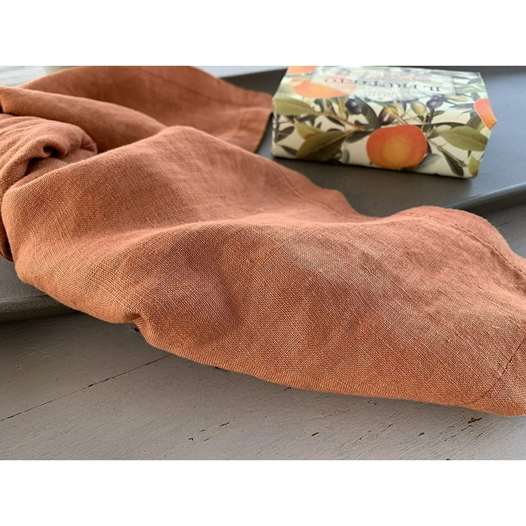Linen Napkins, Set of 8 natural taupe linen napkins - Linenbee