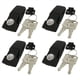 thumbnail image 1 of 4X Cerradura Cerrojo de Broche de Conmutacion de Seguridad de Gabinete DK604 Dos Llaves, 1 of 1