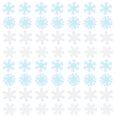 thumbnail image 1 of 200pcs Creative Decorative Painting Fluorescent Snowflake Stickers (White Blue), 1 of 8