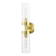 thumbnail image 6 of 16172-12 Livex Lighting Ludlow - 2 Light ADA Bath Vanity In Nautical Style-19.25 Inches Tall and 4.25 Inches Wide-Satin Brass Finish, 6 of 16