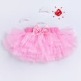 thumbnail image 2 of Ticikt Girls Layered Tulle Tutu Skirt, Elastic Waist with Satin Bow Decor, Fluffy A Line Party Skirt for Dress Up, 2 of 5