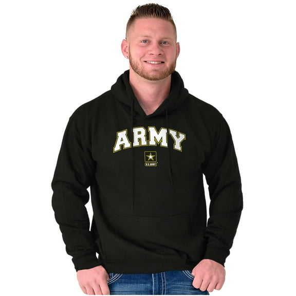 US Army Logo Military PT Training Hoodie Sweatshirt Women Men Brisco Brands S