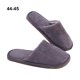 thumbnail image 3 of Minnieouse Zapatillas de casa Calzado cálido Suministros de invierno Multicolor Larga duración Lavable Suavidad Piel Cierre Artesanía Zapatilla Accesorios de calzado macho gris 44-45, 3 of 6