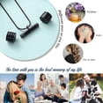 thumbnail image 3 of Dumbbell Cremation Jewelry for Ashes Pendant Locket Stainless Steel Keepsake Ash Jewelry Memorial Urn Necklaces for Ashes for Men Women, 3 of 7
