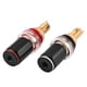 thumbnail image 4 of Conectores de Terminales de Altavoz de Cobre Puro, 2 Uds., Conector Banana Negro y Rojo, Adecuado para AltaVoz, 4 of 7