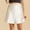 Beige, variant on Hvot&aat Womens Summer Sexy Solid Color Skirt Elastic High Waisted A Line Mini Skirt