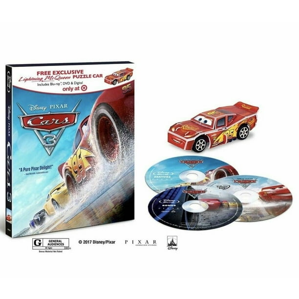 Cars 3 Target Exclusive Blu Ray Dvd New Open Box Walmart Com Walmart Com