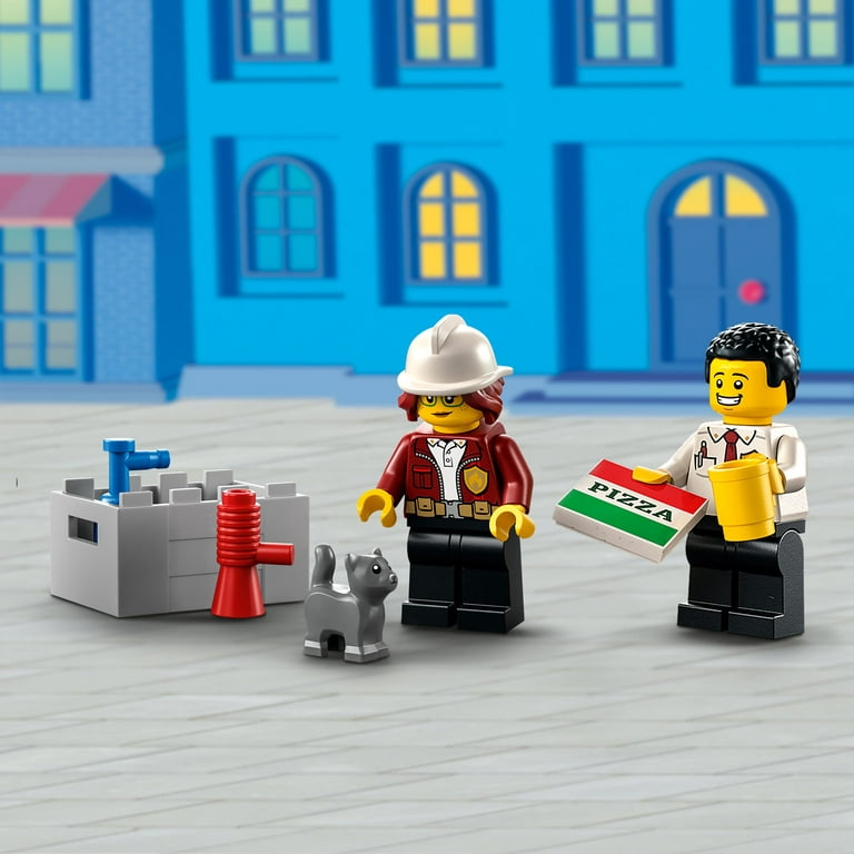 Lego City Pompier Police avec 5 figurines