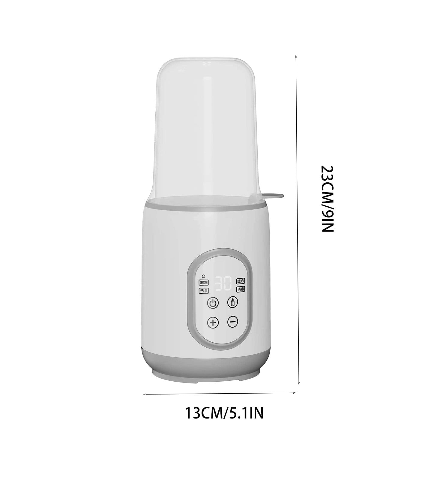Baby Bottle Warmer for Breastmilk,Multifunctional Bottle Warmer for Home with Defrost & Timer ,Accurate Temperature Control,Fast Heating,Keep 24H Warm