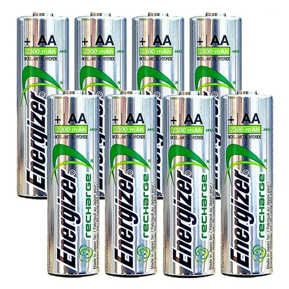 Energizer AA Rechargeable Batteries NiMH 2300 mAh 1.2V NH15 - 8 Count