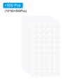 thumbnail image 3 of Uxcell 0.4" Double Sided Adhesive Dots, 500 Pack Clear Sticky Tack Round Mounting Putty Removable Adhesive Putty, 3 of 6