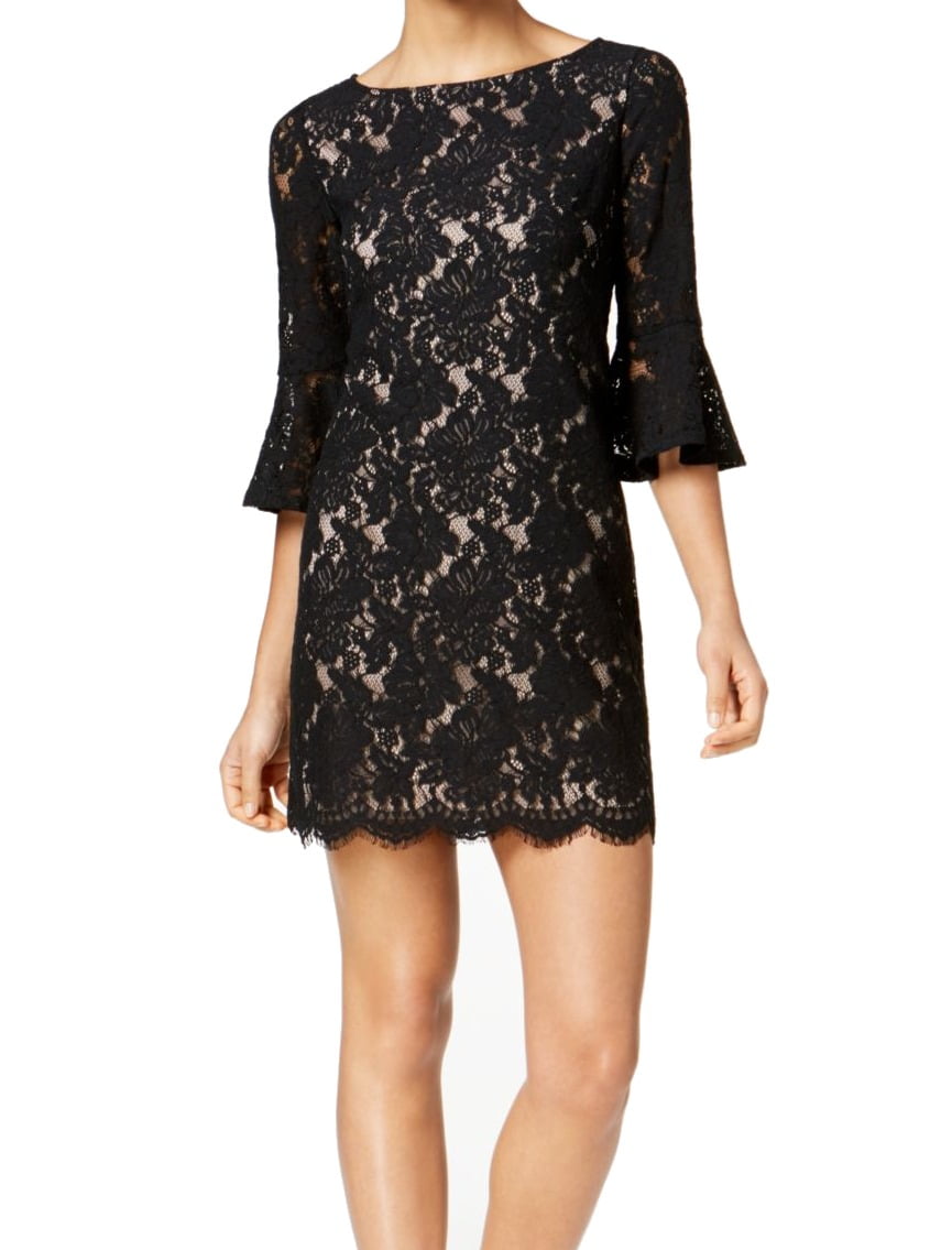 jessica howard lace bell sleeve dress
