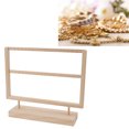 thumbnail image 4 of Earring Organizer Stand Wooden Jewelry Holder Storage Display For Hanging Earrings Earring Display Holder Earring Organizer Stand Earring Display Stand Earring Holder Display Stand, 4 of 8