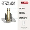 thumbnail image 3 of Delta Faucet Floor-Mount Freestanding Tub Filler Rough-In Valve for Delta Freestanding Tub Fillers R4700-FL, 3 of 4