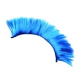 thumbnail image 3 of Peluca decorativa para casco, disfraz de cosplay, peluca de cresta de gallo para Halloween azul, 3 of 9