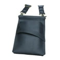 thumbnail image 2 of Bolsa para tijeras de peluquería, bolsa para herramientas de corte de pelo, bolsa de almacenamiento de cuero sintético. Negro, 2 of 9