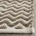 thumbnail image 3 of Safavieh Cotton Kilim Kilim Chevron Cotton Area Rug, Brown/Ivory, 8' x 10', 3 of 7