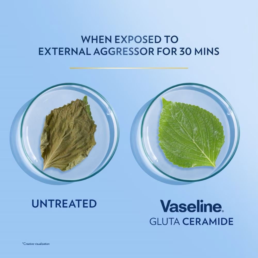 Vaseline Healthy Bright Moisturizing Brightening for Dull Skin with Niacinamide & Glutathione Body Lotion for Day Use 470 mL