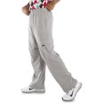 thumbnail image 4 of Vibes ProActive Mens Heather Grey Fleece Relax Fit Cargo Pants Drawstring Male Adult, 4 of 4