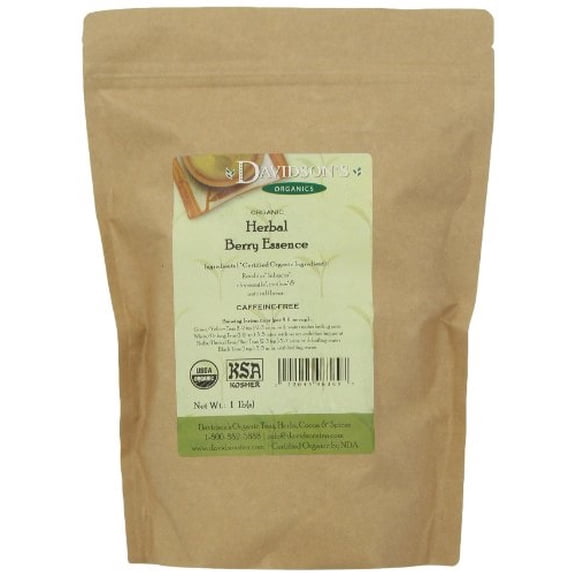 Davidson's Tea Bulk, Herbal Berry Essence, 16Ounce Bag