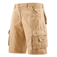 thumbnail image 6 of Sentmoon Bike Shorts Summer High Waist Plus Size Biker Shorts Solid Color Regular Fit Jogging Long Shorts with Pockets Vacation for Outdoor and Travel, 6 of 9