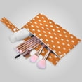thumbnail image 2 of 2 Pack Wet Dry Bags,Warm Orange Cream Dots Waterproof Reusable Dual Zipper Bags for Swimwear, Gym Clothes, Toiletries, Baby Diapers, 2 of 8