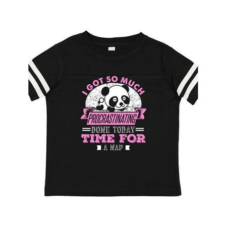 

Inktastic Panda Procrastinator Gift Toddler Toddler Girl T-Shirt