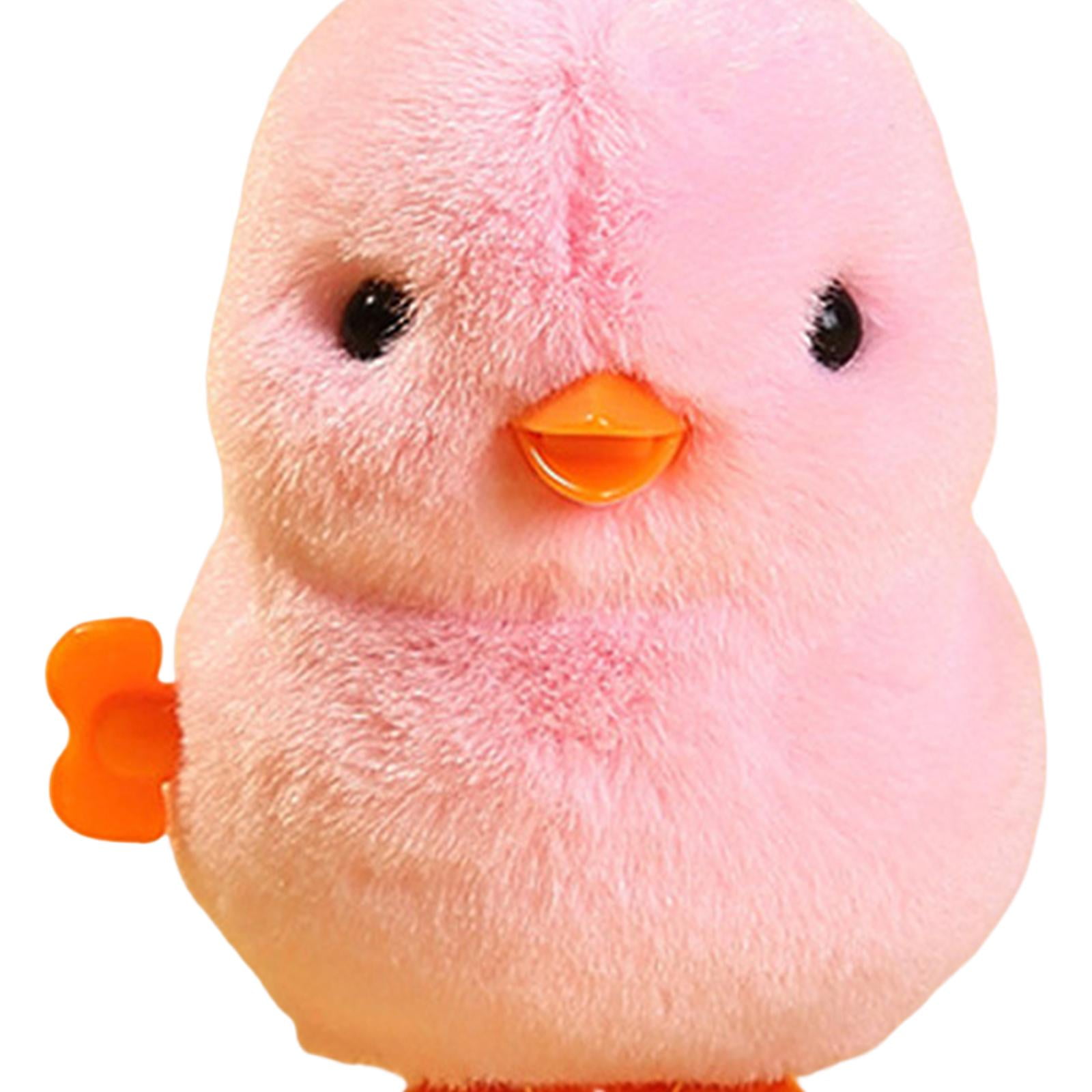 4 Poussins Sauteurs à Remonter – Peluche Caoutchouc – Jeu Surprise Pour Pâques – 6 X 8 Cm, Multicolores