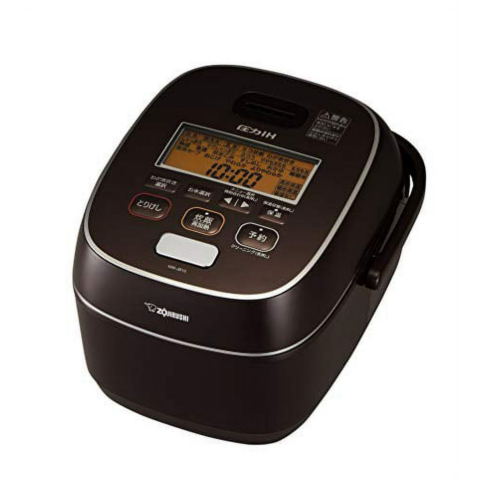 Zojirushi rice cooker 5.5 go Pressure IH type Extremely cooked Ironware  coat platinum thick kettle Brown NW-JB10-TA// Cooking